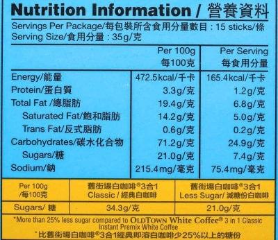 舊街場 舊街場三合一減糖白咖啡優惠裝