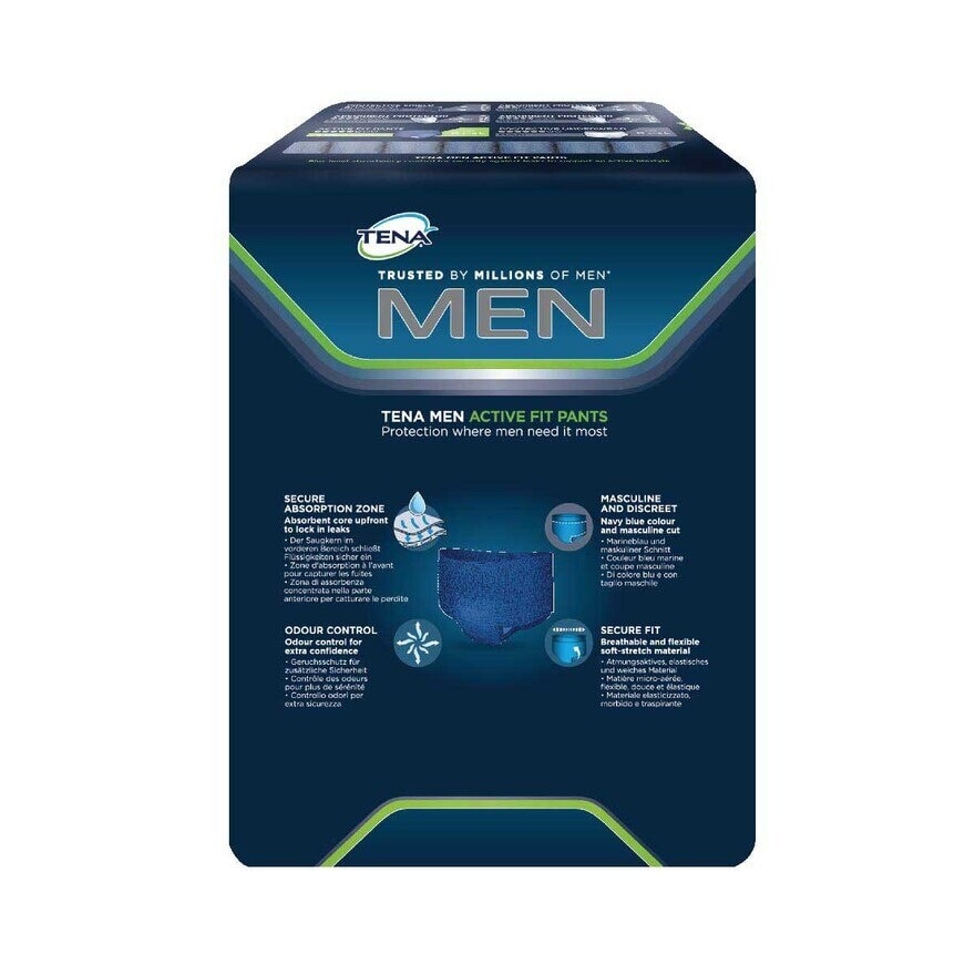 TENA Men Pants Plus Large 4x8's (case)