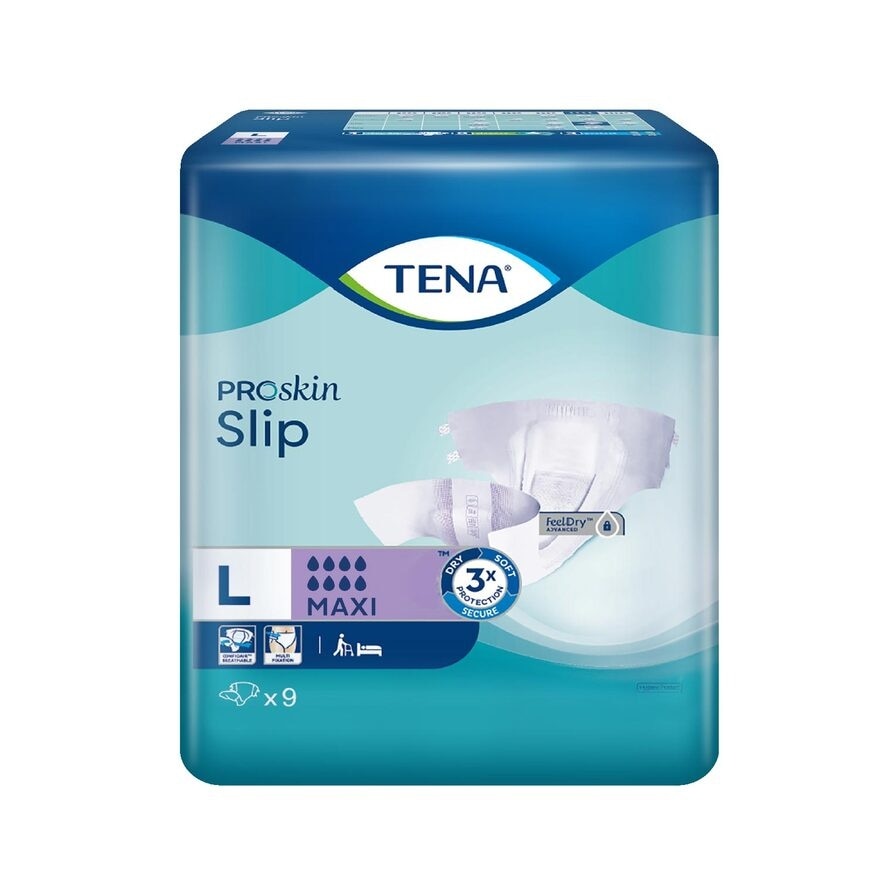 TENA Maxi Slip Diaper Large 6x9's (case Pack)