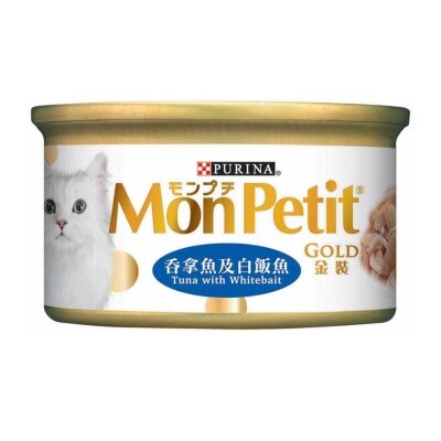 MON PETIT GOLD Cat Gold Tuna & Whitebait (case)