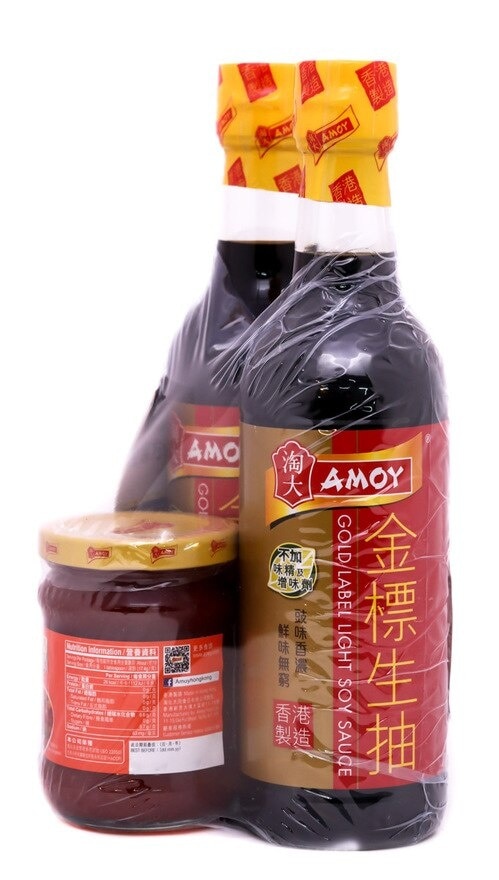 AMOY Gold Label Light Soy Sauce Twin Pack