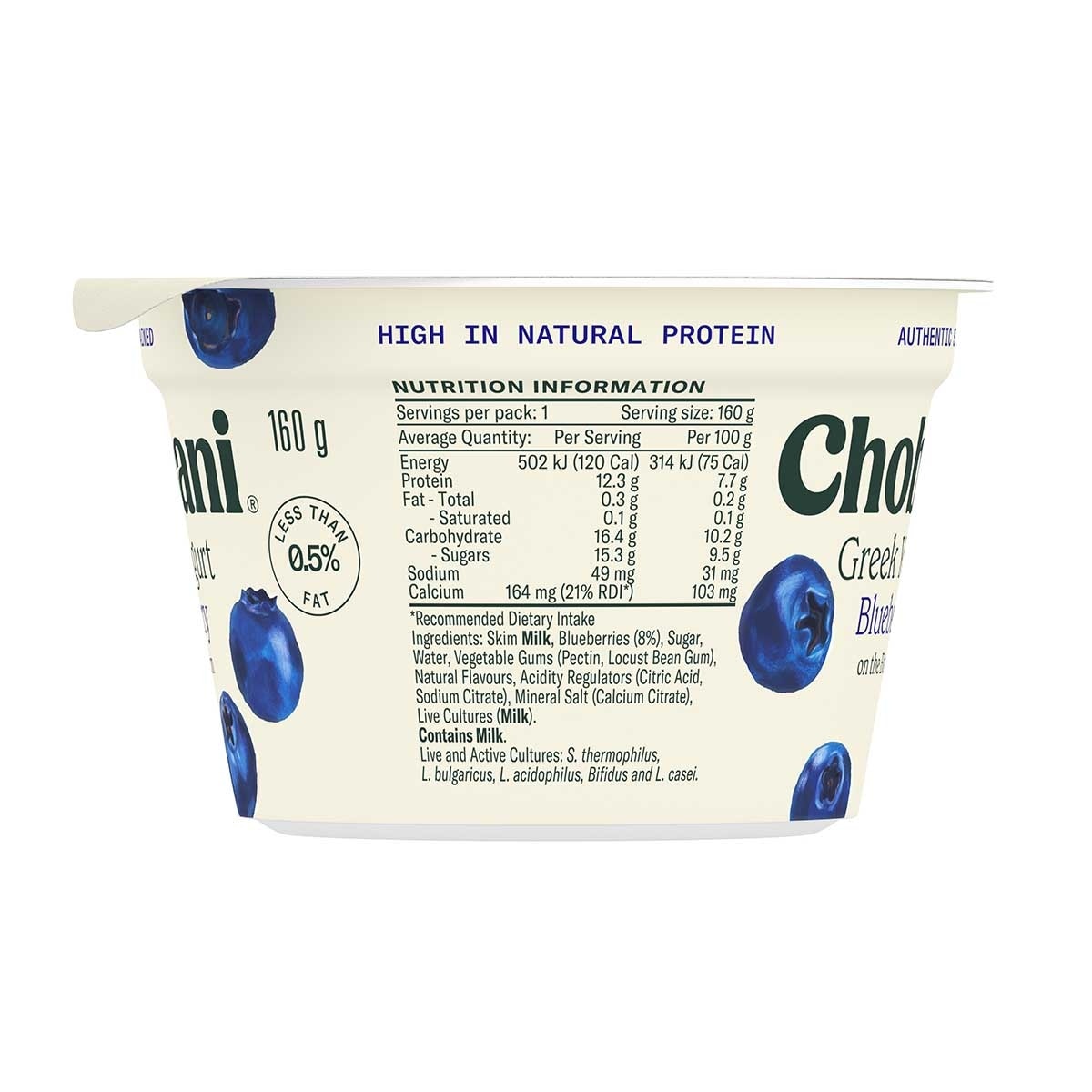 CHOBANI Greek Yogurt - Blueberry [ Australia](chilled 0-4°c)