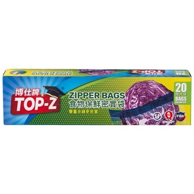 TOP-Z Zipper Bags 20pcs Gallon Size