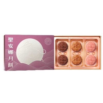 聖安娜 比利時朱古力流心月餅（６個裝） image