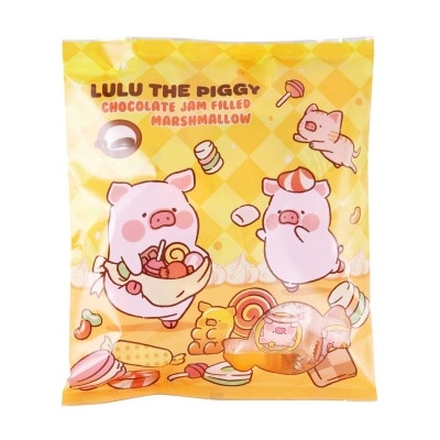 LU LU THE PIGGY Chocolate Flv Jam Filled Marshmallow