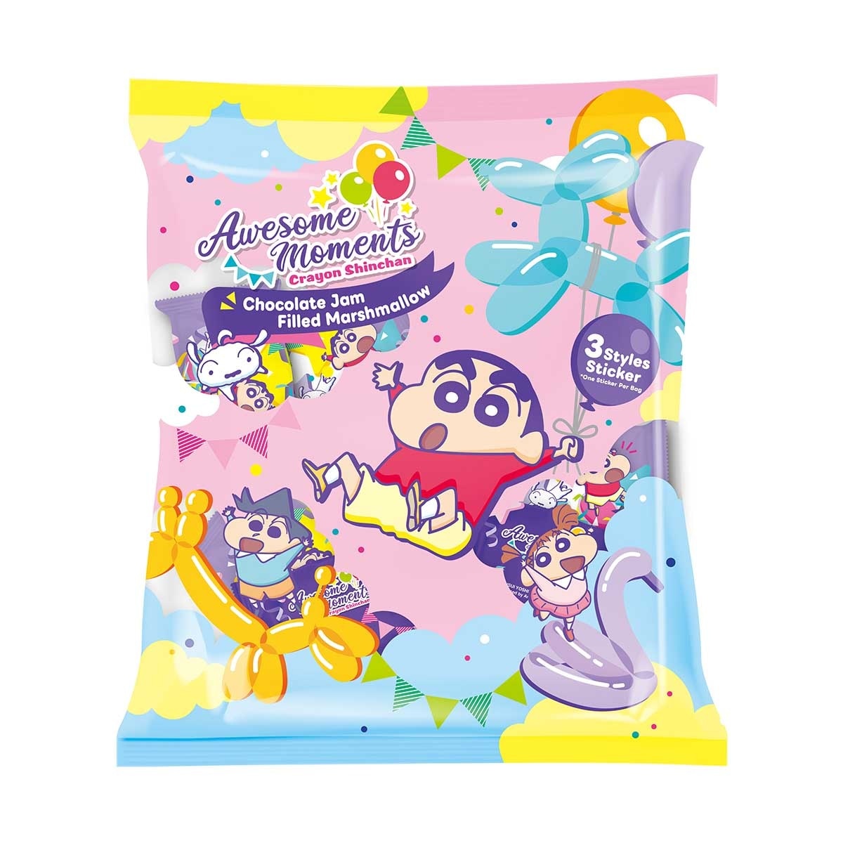 CRAYON SHINCHAN CHOCOLATE FLV JAM FILLED MARSHMALLOW