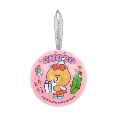 LINE FRIENDS Xmas Tin Ball W/twisted Marshmallow