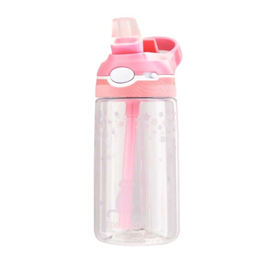 CONTIGO Ashland Water Bottle W/lock (tritan) 16oz (450ml) - Clear W/ Color Change Sakura And Cats Graphic (color Change Below 18°c)