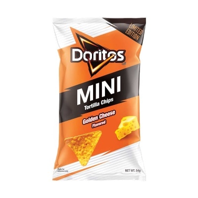 DORITOS Mini Tortilla Chips Golden Cheese Flav