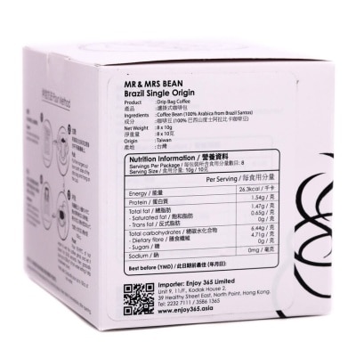 MR & MRS BEAN Drip Bag Coffee-brazil Single Origin