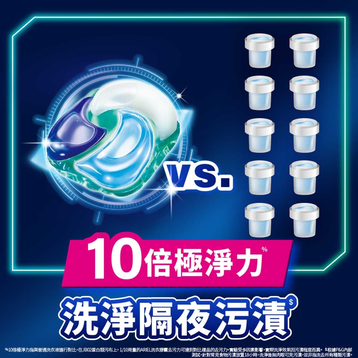 碧浪 4d抗菌洗衣膠囊30顆袋裝 頑固污漬