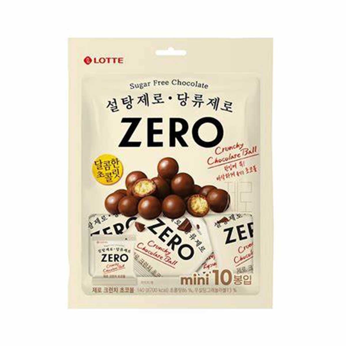 LOTTE Zero Crunch Chocoball