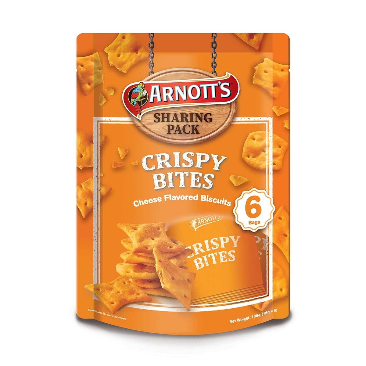 ARNOTT'S Crispy Bites Cheese Flavored Biscuits