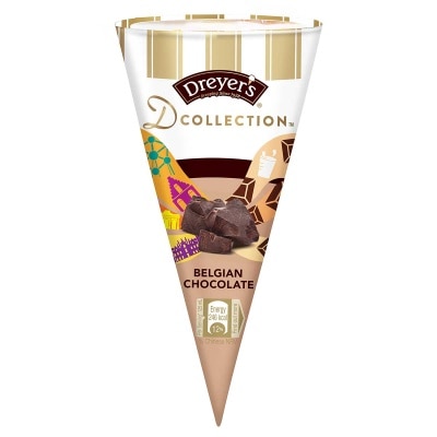 DREYER'S Dc Chocolate Twist Cone