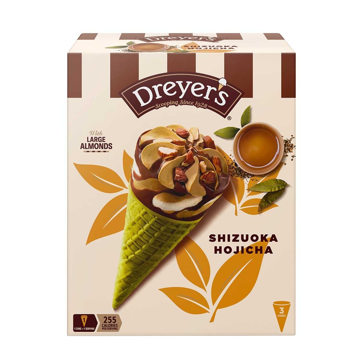 DREYER'S Dc Hojicha Twist Cone Mp (Packaging random pick)