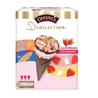 DREYER'S Dc Strawberry Twist Cone Mp