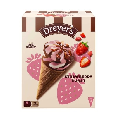 DREYER'S Dc Strawberry Twist Cone Mp (Packaging random pick)