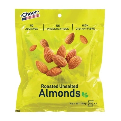 CHEER Roasted  Unsalted Almonds