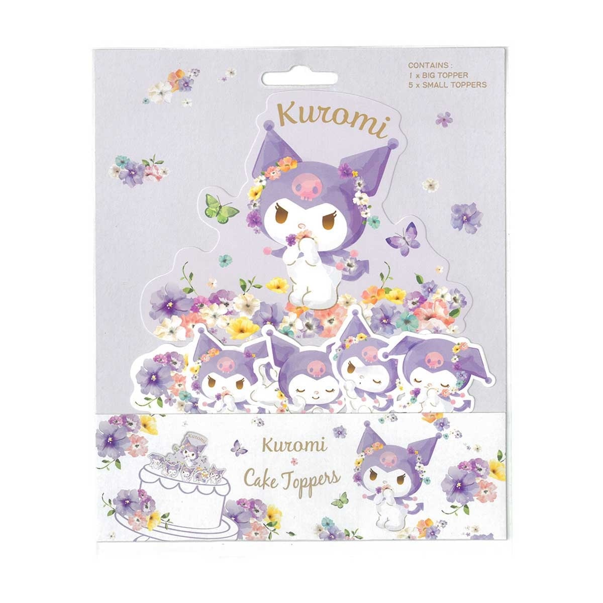 SANRIO Kuromi-paper Cake Topper