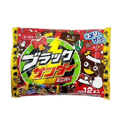 YURAKU Black Thunder Mini Bar Xmas Choco