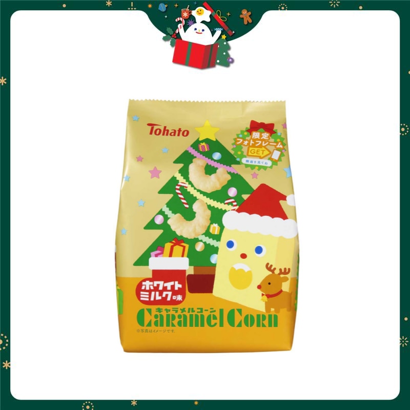 TOHATO X'mas Caramel Corn White Milk Snack