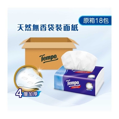 TEMPO 4ply  Softpack Facial Tissue Neutral