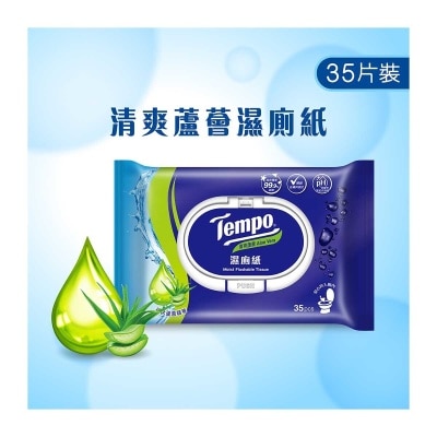 TEMPO Moistflush Tissue Aloe Vera35s