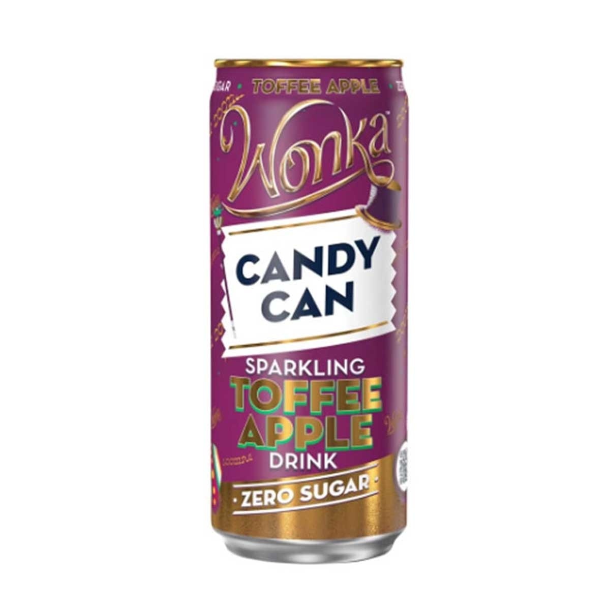 CANDY CAN Wonka Toffee Apple Flv Sparkling