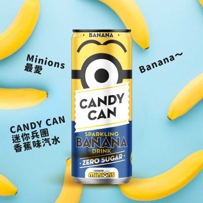 CANDY CAN Minions Banana Flv Sparkling Drink