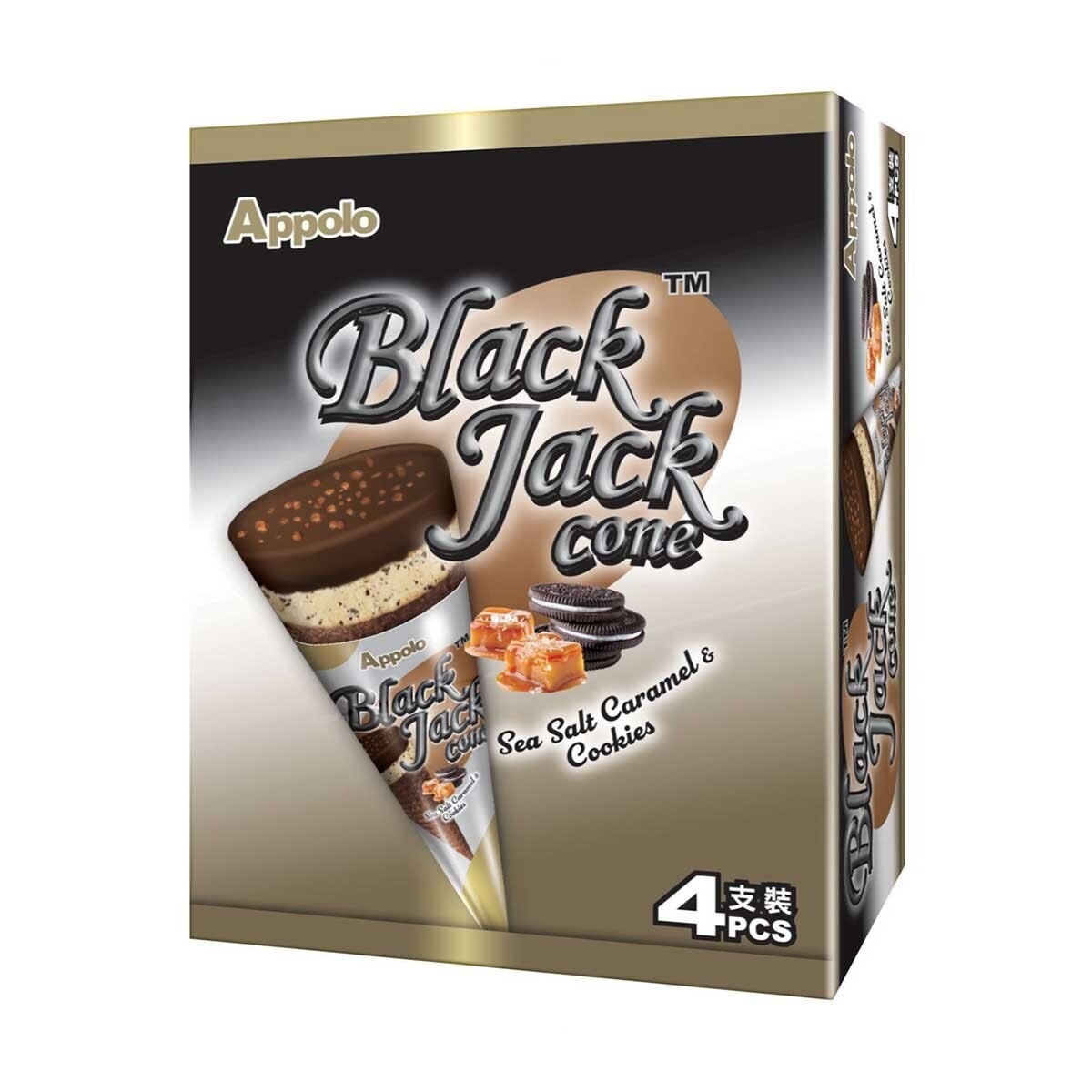 APPOLO Saltedcaramel Cookies Blackjack Cone