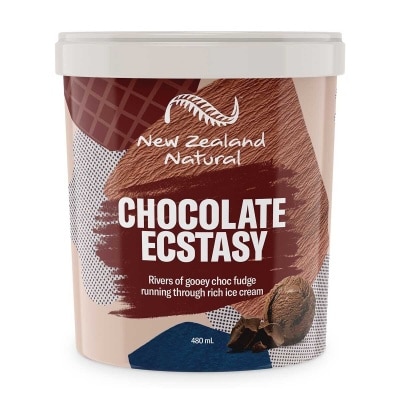 NEW ZEALAND NATURAL Chocolate Ecstasy Ice Cream