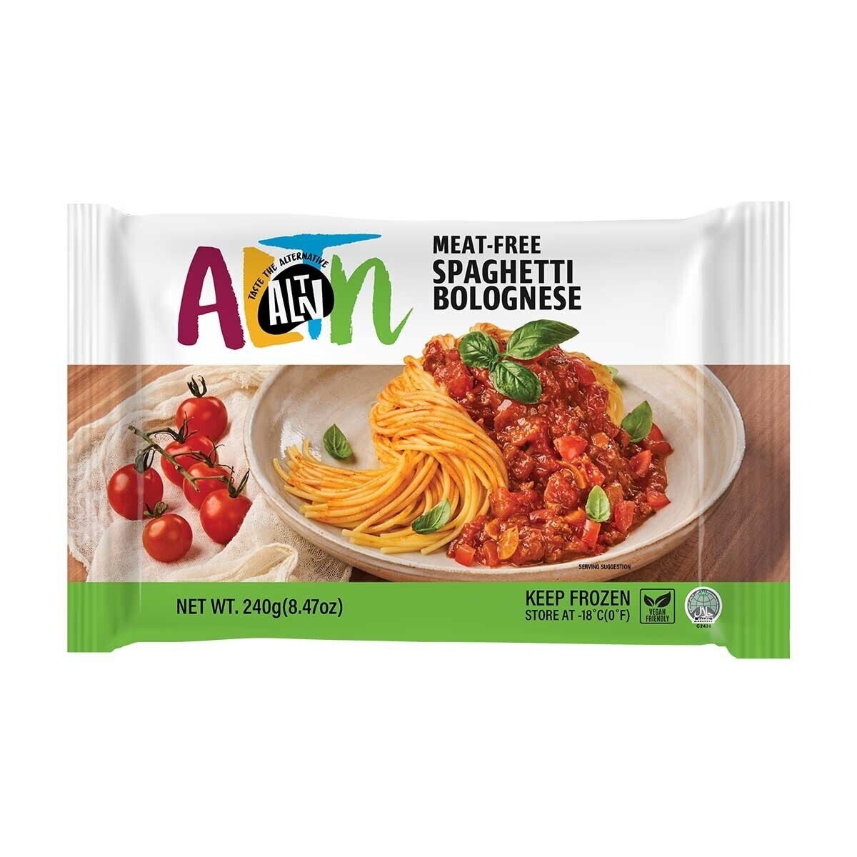 ALTN Meat-free Spaghetti Bolognese