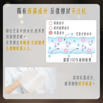 妮飄 超柔軟鼻敏感保濕三層面紙４包