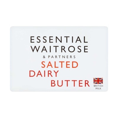 ESSENTIAL WAITROSE Dairy Butter - Salted [ Uk](chilled 0-4°c)