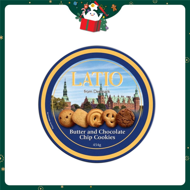 LATIO Butter&choco Chip Cookies Tin