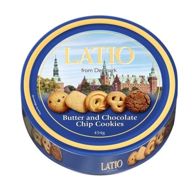 LATIO Butter&choco Chip Cookies Tin