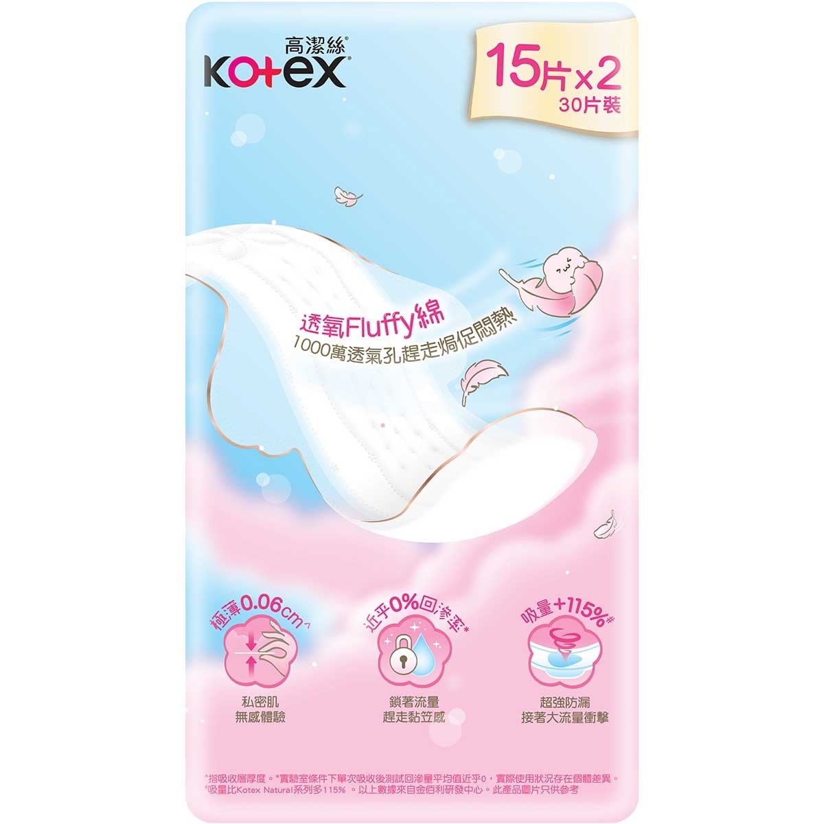 KOTEX KOTEX COM.SOFT AIR THIN 24CM Twin Pack