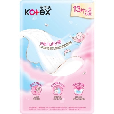 KOTEX KOTEX COM.SOFT AIR THIN 28CM Twin Pack