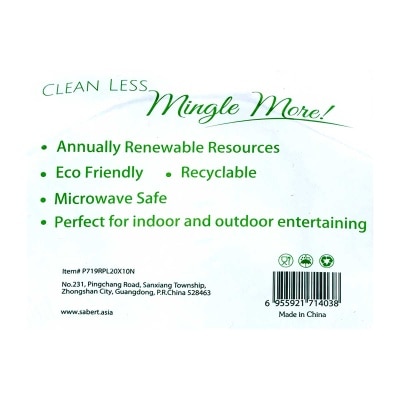 MOZAIK 23cm Pulp Round Plate 3c