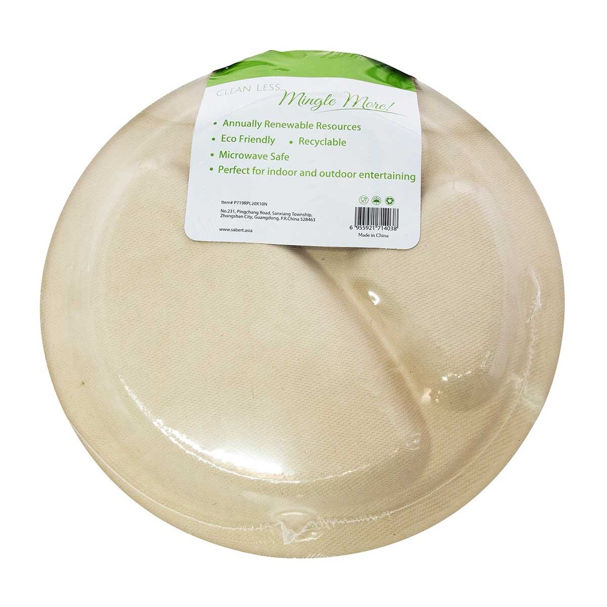 MOZAIK 23cm Pulp Round Plate 3c