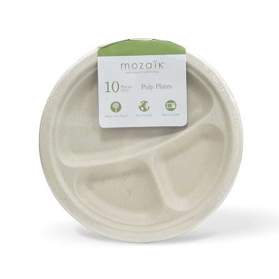 MOZAIK 23cm Pulp Round Plate 3c