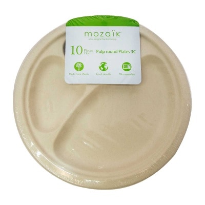 MOZAIK 23cm Pulp Round Plate 3c
