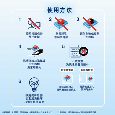 亮碟 亮碟全效合一洗碗塊24粒6包裝 (原箱)