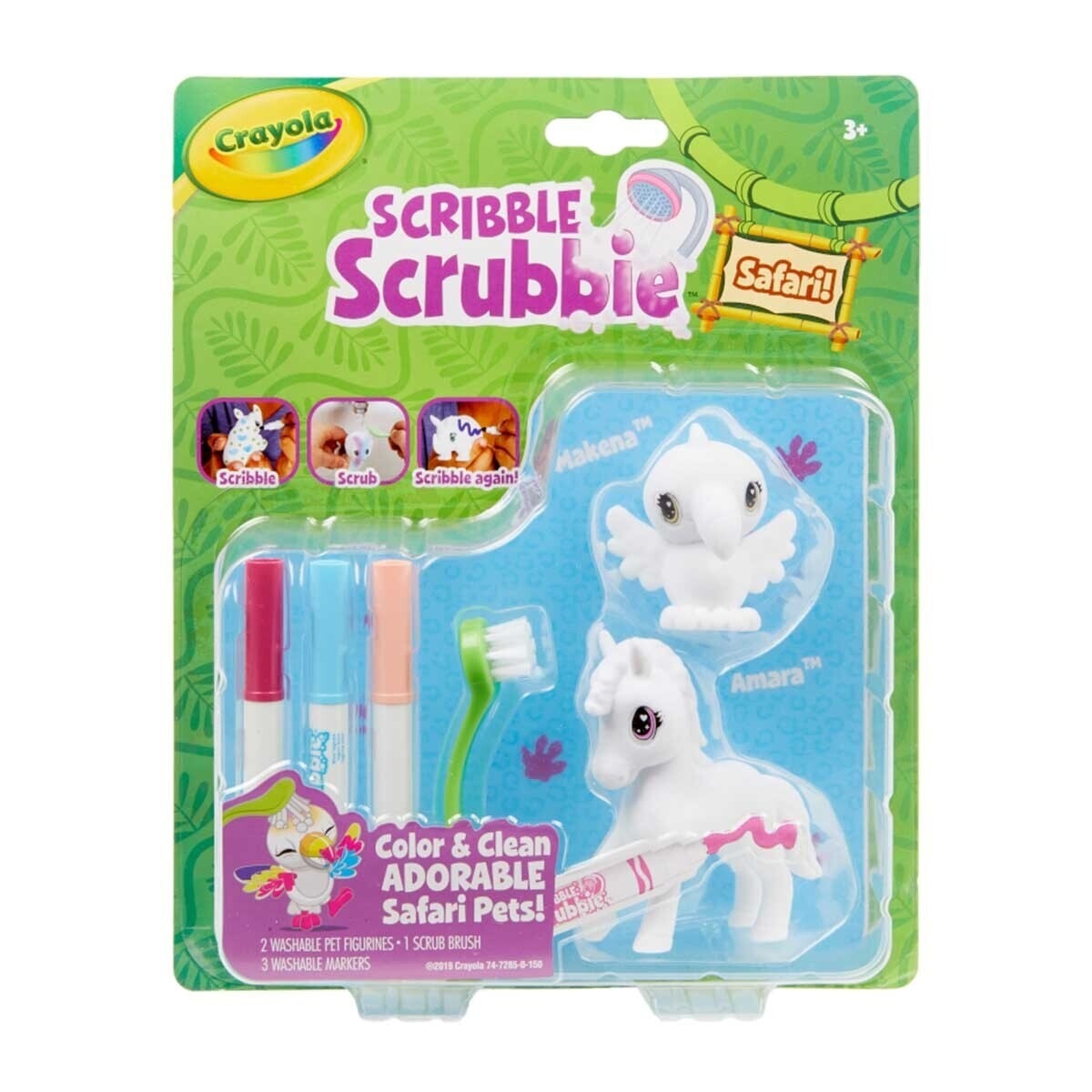 CRAYOLA Scribble Scrubbie Safari Pack4