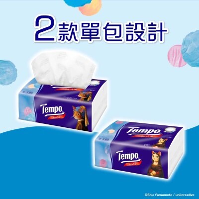TEMPO得寶 得寶四層天然無香袋裝面紙４包裝