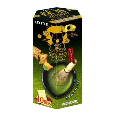 樂天 抹茶味小熊餅家庭裝