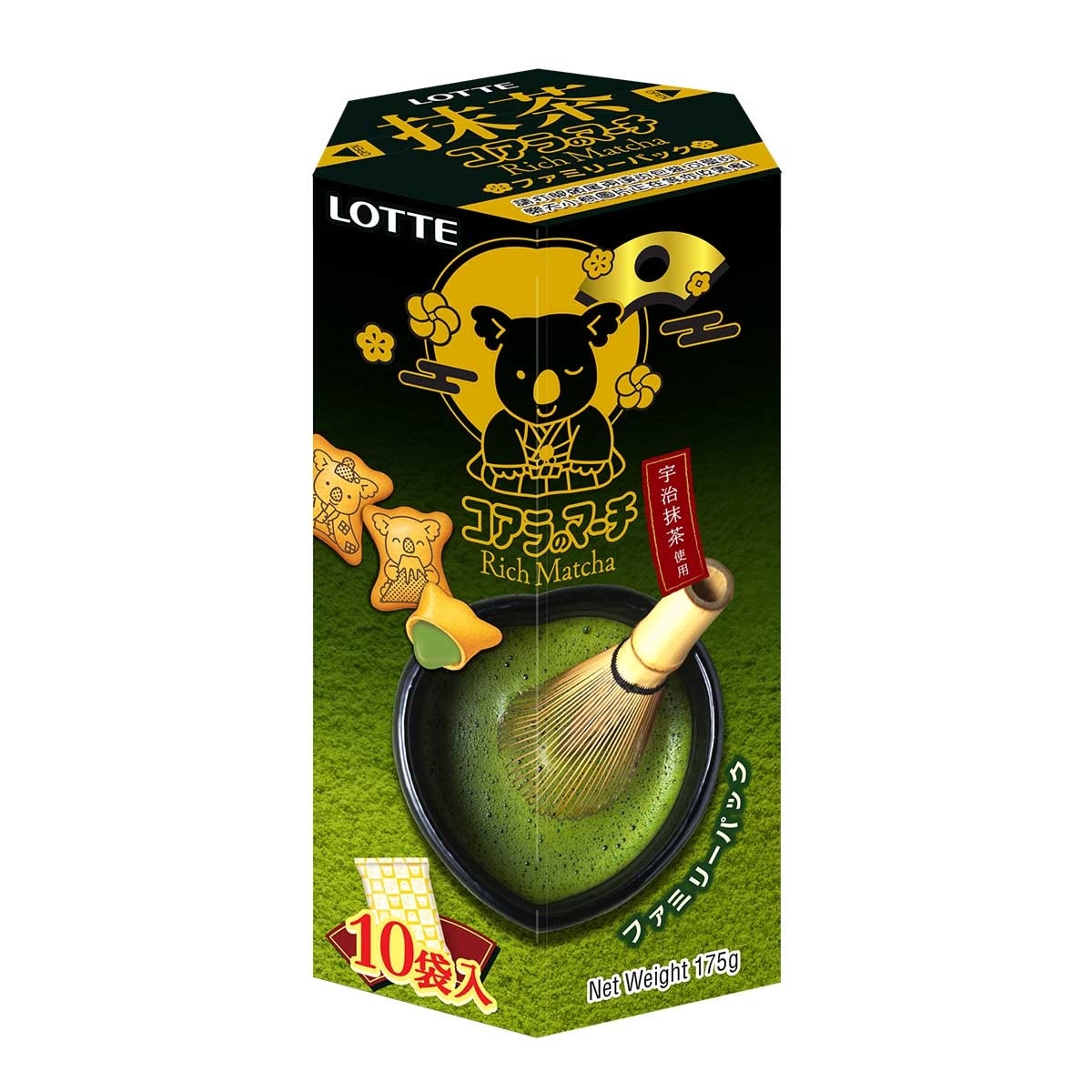 樂天 抹茶味小熊餅家庭裝