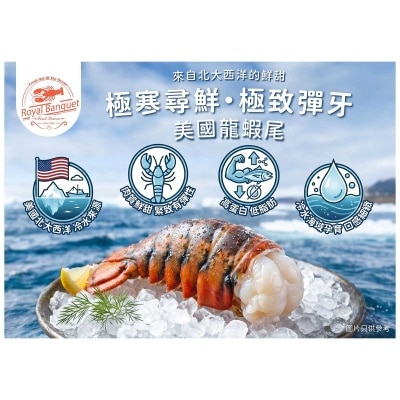 急凍美國野生龍蝦尾（２條裝） [美國] (急凍-18°c )