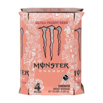 魔爪 超越蜜桃閃耀碳酸能量飲料355毫升