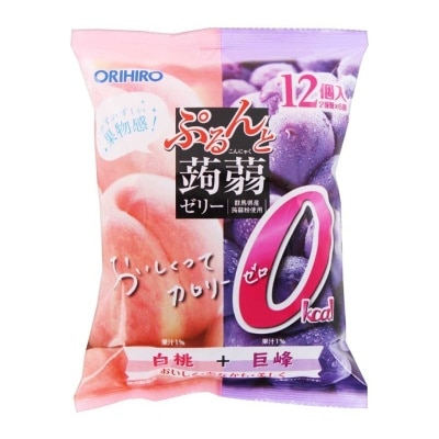 ORIHIRO Konnyaku Jelly Peach & Grape